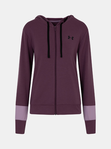 Under Armour Rival Terry CB FZ Hoodie-PPL Mikina