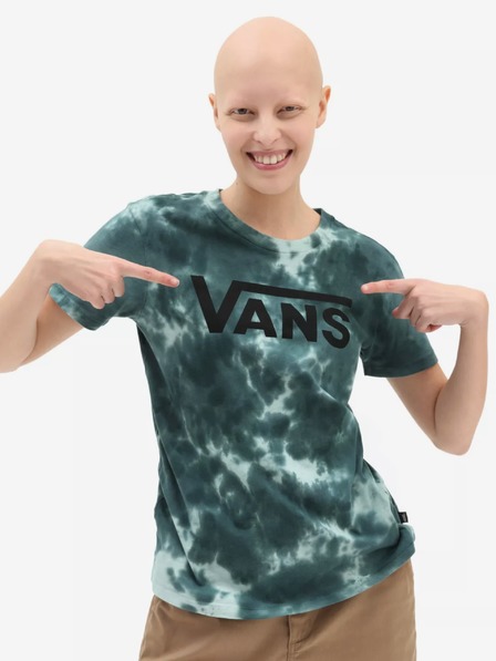 Vans Cloud Wash Logo Crew Tričko