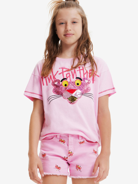 Desigual Pink Panther Tričko detské